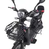 Carrito de batería de dos ruedas para dos personas para vehículo eléctrico Águila Dorada de 16 pulgadas