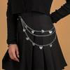 Cadena de estilo hip-hop punk para mujer, estilo europeo y americano, para pantalones vaqueros, estilo uniforme JK, sencilla y moderna, con diseño de mariposa.