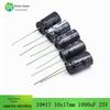 25V/1000UF em linha capacitor eletrolítico de alumínio 10*17 10x 17mm 1000UF 25v ponto genuíno