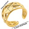 Anel de aço inoxidável 304 aço titânio geométrico multifigura anel masculino e feminino nicho vento frio simples abertura ajustável