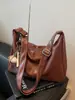 Bolso vintage grande para mujer, nuevo 2026 otoño e invierno, versátil, casual, de hombro y cruzado, bolso tipo empanada de nicho para el día a día
