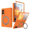 Capa para Celular Samsung Z Fold8Ultra Aplicável em Fronteiras com Suporte Magnético Giratório 360 Graus Dobrável Desconto de 20% Capa de Celular Empilhável