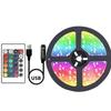 Tira de LED 5V5050RGB mini barra de luz de fundo de TV de três teclas, placa nua não é à prova d'água, controle remoto de 24 teclas, luz ambiente