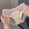 Floral Sweetheart* Impresionantemente Hermoso Puro Deseo Sexy Encaje Panties de Cintura Baja para Mujer, Cómodos de Alta Calidad Triángulo Bragas para Mujer