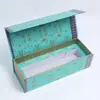 Caja Personalizada Negra Estampada en Caliente para Set de Productos de Cuidado de la Piel de Gama Alta, Fabricante de Cajas Tipo Libro con Película Mate, Foshan Li Shu Zhong Hao Packaging