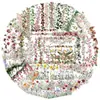 60 Peças de Bordas Florais para Diário Adesivos Criativos de Grafite de Flores Decoração DIY para Diários, Capas de Celular e Adesivos de Computador