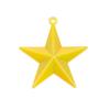 Pingente de estrela de cinco pontas banhado a ouro Pingente de estrela corrente para celular chaveiro Decoração tridimensional material Acessórios para joias DIY