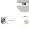 Tapón de Polvo Creativo de Acrílico Peludo Dulce para Teléfono Móvil Transfronterizo