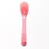 Colher de temperatura para bebê colher de sopa com cabeça macia para bebê colher dosadora de remédios utensílios de mesa colher de sopa garfo-colher de PP que muda de cor suprimentos para mães e crianças atacado
