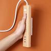 Soporte Moderno Minimalista para Regleta, Organizador de Cables de Escritorio, Herramienta de Almacenamiento y Organización de Regletas de Plástico