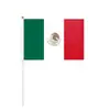 Bandera Mexicana 60X90Cm Bandera Electoral Tela de Poliéster Banderas del Mundo Venta al por Mayor en Stock Producción de Banderas