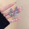 Pendientes de mariposa huecos elegantes de circonio con destellos morados de hada, únicos, de lujo, ligeros, de alta gama, con nicho de sentido, accesorios para las orejas exquisitos