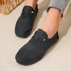 Nuevos Zapatos de Calle de Comercio Exterior Talla Grande Suela Blanda Antideslizantes para Personas de Mediana Edad y Mayores Punta Redonda Caña Media con Cordones Casuales Cómodos Planos para Madres