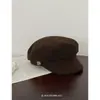 Gorra de Boina de Lana Nueva Otoño/Invierno 2026 para Mujer, Sombrero Octogonal Retro Británico de Pintor