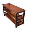 Estante de Almacenamiento Multifuncional de Cocina de Pie Mesa de Corte de Verduras Banco de Trabajo Multicapa Estante de Almacenamiento para Horno de Microondas y Ollas Gabinete Lateral Estrecho