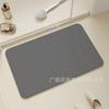 Alfombrilla de suelo de barro de diatomeas dura absorbente americana Alfombrilla de suelo de baño Alfombrilla para puerta de baño Alfombrilla para pies de inodoro Secado rápido Antideslizante Transfronterizo