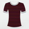Venta al por mayor del fabricante Tela de punto piqué de algodón de 21 hilos, que absorbe la humedad, de secado rápido, suave, con rayas, para camisetas polo