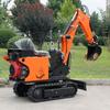 Microexcavadora de 2 toneladas EZ-08 para fácil limpieza de césped