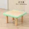 Armário de Canto Estofado Macio de Madeira Maciça para Creche e Jardim de Infância Mesa e Cadeira Estofadas Macias para Educação Infantil Armário Divisória de Brinquedos Armário de Materiais Educativos Montessori