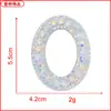 En stock color blanco parche con letras de pedrería pegatinas de tela accesorios para ropa fabricantes de accesorios suministro directo