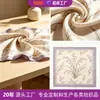 Pañuelos personalizados, hechos a medida según tus diseños y muestras, disponibles en varios materiales de la fábrica de origen, con la opción de añadir un logotipo