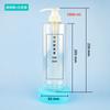 1kg Ombro Quadrado Fundo Redondo Frasco Bomba Material de Embalagem para Cuidados 1000ml Frasco Dispensador por Pressão 1.0kg Frasco de Shampoo Gel de Banho
