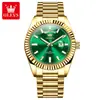 Dropshipping Olevs Reloj de Lujo Log para Hombre Moda Luminoso Impermeable Negocios Cuarzo Reloj para Hombre