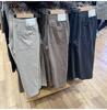 Calças casuais masculinas e femininas de algodão com elástico na cintura, calças casuais lavadas, calças curtas soltas, estilo japonês reto 446759 masculinas