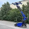 Carro con ventosas de vidrio con ruedas puede inclinar 360 grados deg Girar 90 grados deg Brazo telescópico hidráulico abatible camión de ventosas de vidrio
