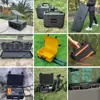 Caja de Protección de Seguridad Personalizada, Caja Impermeable para Instrumentos de Equipo, Caja de Seguridad a Prueba de Tres Elementos, Caja de Herramientas con Carrito Resistente a la Compresión y a las Caídas