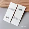 Calcetines para Hombre y Mujer Etiquetas para Calcetines Hechas a Medida Tarjetas de Cartón sin Gancho Algodón Puro Gancho para Calcetines Tarjeta de Marca
