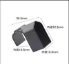 Barra para Colgar Ropa en Armario Riel para Ropa Montaje Superior Fijo Asiento de Brida Central para Colgar Accesorios Barra Horizontal Ganchos para Armario Asiento de Soporte para Barra de Ropa Redondo