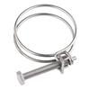 Abrazadera de tubo de acero inoxidable 304 con doble aro de alambre de acero, abrazadera de tubo/abrazadera de tubo, abrazadera de tubo de agua, abrazadera de tubo de gas, aro de sujeción