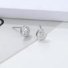 Pendientes de botón redondos Jifu de 925 2022 estilo chino unisex mismo estilo mezcla y combina