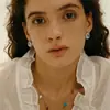 Nuevos Pendientes Exquisitos de Margarita para Otoño e Invierno para Mujer, Diseño de Nicho Retro Francés, Pendientes de Regalo de Cumpleaños de Moda y de Alta Gama