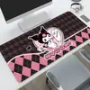 Alfombrilla de ratón linda, extragrande y engrosada, almohadilla para teclado de computadora de escritorio de oficina, alfombrilla de juego de e-sports Kuromi de anime al por mayor