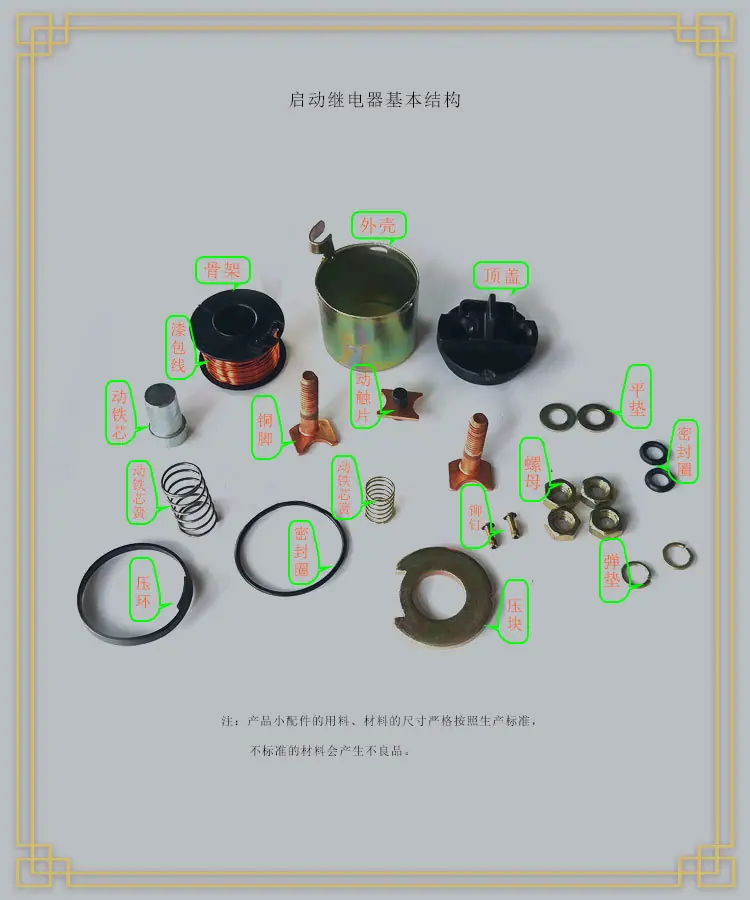 继电器结构