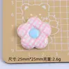 Cuadros Flores Pequeñas Dibujos Animados Hecho a Mano DIY Accesorios para Joyería Pegamento de Crema Resina Accesorios Pequeños Hebilla de Zapato con Agujero Paquete de Materiales