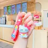 Figuritas de llavero de goma blanda de anime de dibujos animados, colgantes para mochila, accesorios para bolsos, pequeños adornos, al por mayor en stock para tiendas