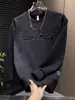 Sudadera Nuevo Estilo Otoño para Hombre Personalidad Color Sólido Estampado de Letras Casual Diario Manga Larga Juventud Estilo Básico Top para Viajar al Trabajo