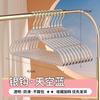 Colgador de Ropa Transparente de Lujo Ligero Colgador de Ropa de Plástico para el Hogar Acrílico Colgador de Ropa Antideslizante sin Costuras Colgador de Ropa para Dormitorio Soporte de Ropa con Polvo Brillante