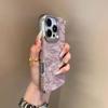 Funda para Teléfono iPhone 18 Pro Max con Agujeros Grandes, Terciopelo Galvanizado con Patrón de Montaña Nevada, Funda Protectora para Pareja, Modelo para Mujer Apple 17