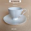 Taza de Café Blanca Pura de Porcelana de Hueso con Platillo Taza de Café para Oficina Impresión de Logo Taza Cerámica para Café con Platillo Regalo