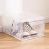 Caja de Almacenamiento Transparente Más Vendida de Amazon, Caja de Almacenamiento de Acrílico, Caja de Exhibición para Almacenamiento de Zapatos, Venta al por Mayor del Fabricante