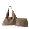 Bolsa Tote de Moda Estilo Normcore Comércio Exterior para Mulheres 2025 Outono Novo Estilo Simples Grande Capacidade Bolsa de Ombro/Axila para o Dia a Dia