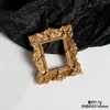 Marco de Fotos de Cruz Dorada Barroca Retro Europea Accesorios de Resina Hechos a Mano DIY Funda para Teléfono Materiales de Decoración para Fotografía