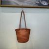 Bolsas para Mujer 2026 Nueva Celebridad de Internet Coreana Bolso Tejido Retro Bolso Tote de Gran Capacidad Bolso de Hombro Único Bolso para Madre e Hija de Axila Moderno