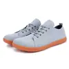Nuevos Zapatos Transpirables Casuales de Suela Blanda con Punta Ancha para Cruce de Fronteras Zapatos Planos de Senderismo Hormas Anchas Zapatos Tejidos Fly Zapatos Deportivos para Parejas de Fitness