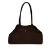 Bolso Cruzado Retro para Mujer, Bolso Tote de Gamuza Mate, Gran Capacidad, Sensación de Alta Gama, Bolso de Hombro para Debajo del Brazo para el Trabajo y los Viajes Diarios