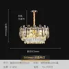 Lustre de Cristal Pós-Moderno para Restaurante, Luminária de Teto de Alto Padrão para Sala de Estar, Quarto de Villa, Showroom, Lustre de Cristal de Luxo para Hall